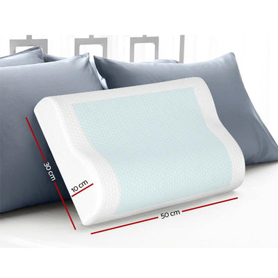 Giselle Bedding Set of 2 Cool Gell Memory Foam Pillows Payday Deals