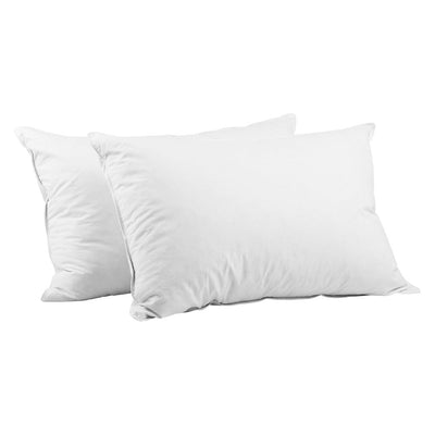 Giselle Bedding Set of 2 Goose Feather and Down Pillow - White Payday Deals