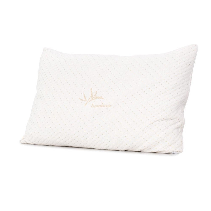 Giselle Bedding Set of 2 Single Bamboo Memory Foam Pillow Payday Deals