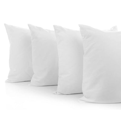 Giselle Bedding Set of 4 Firm Cotton Pillows