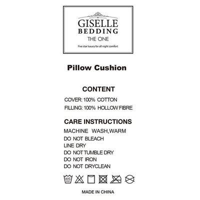 Giselle Bedding Set of 4 Firm Cotton Pillows