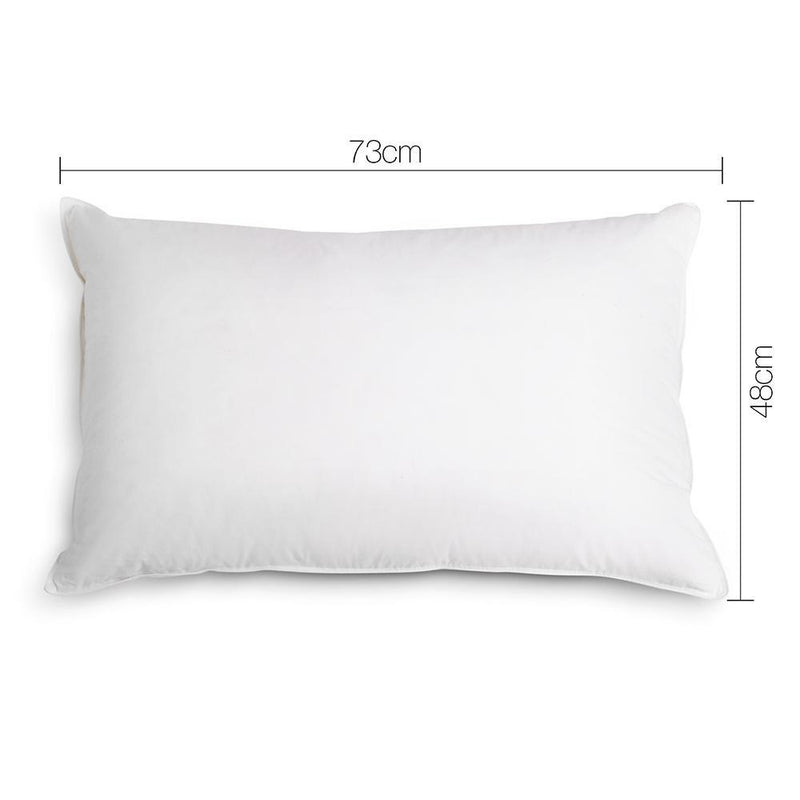 Giselle Bedding Set of 4 Medium & Soft Cotton Pillows