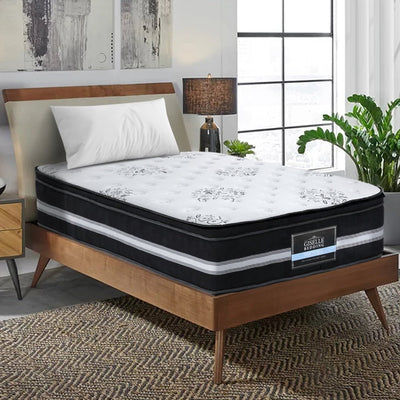 Giselle King Single Size Mattress Bed COOL GEL Memory Foam Eurotop Pocket Spring Payday Deals