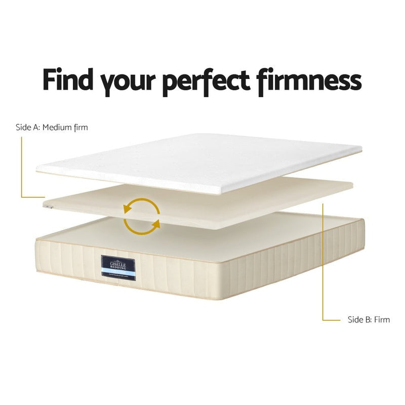 Giselle Mattress Flippable Layer 2-Firmness Double-sided Pocket Spring Queen Payday Deals