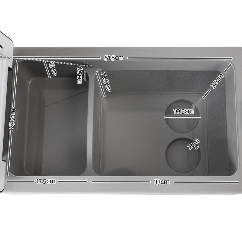 Glacio 35L Portable Cooler Fridge - Grey