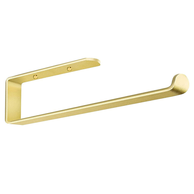 Gold Kitchen Bathroom Paper Holder Towel Holder Self Adhesive or Screw Mount 31cm Payday Deals