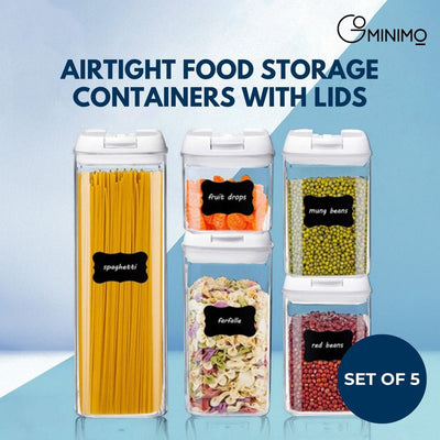 GOMINIMO Airtight Food Containers Set of 5 GO-STO-101-HL Payday Deals