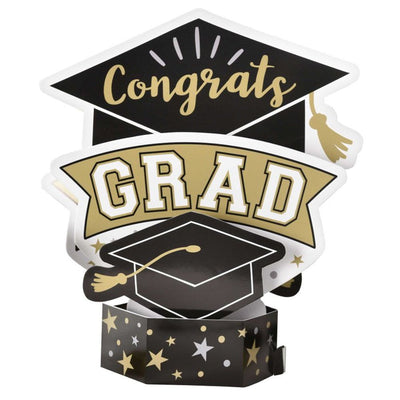 Graduation Congrats GRAD Pop Up Table Decoration