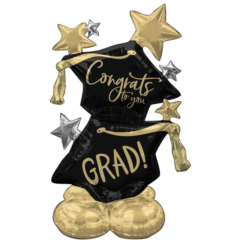 Graduation Congrats to You Grad Air Fill Airloonz Foil Balloon Payday Deals