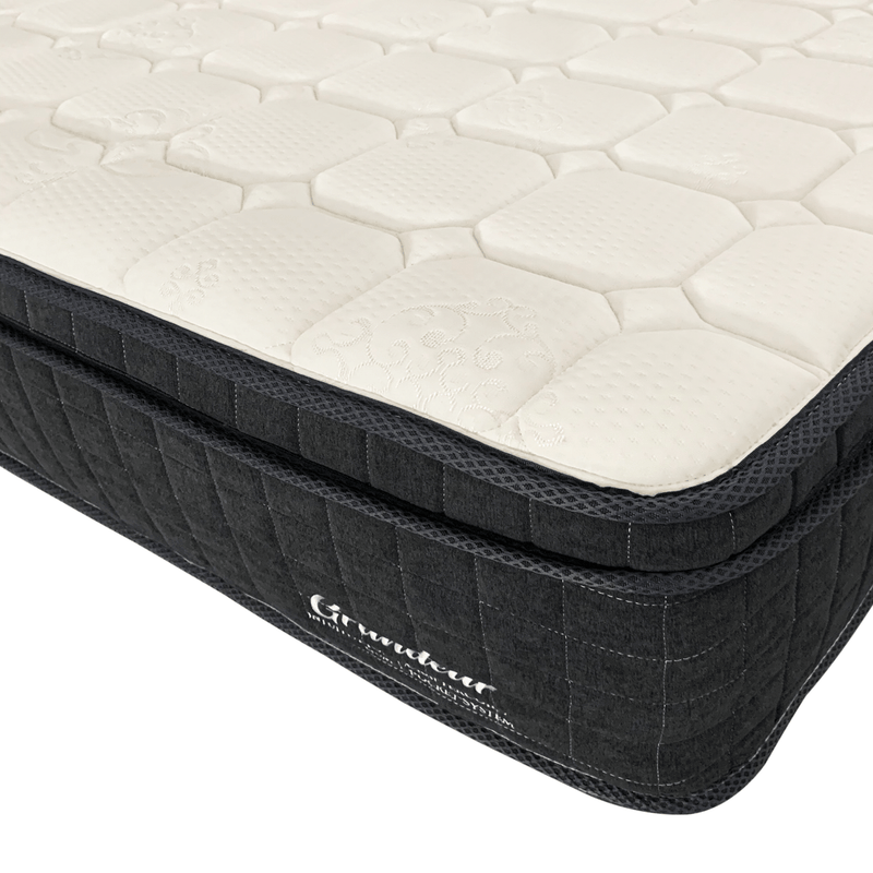 Grandeur Double Mattress Latex Foam 7 Zone Pocket Spring Payday Deals