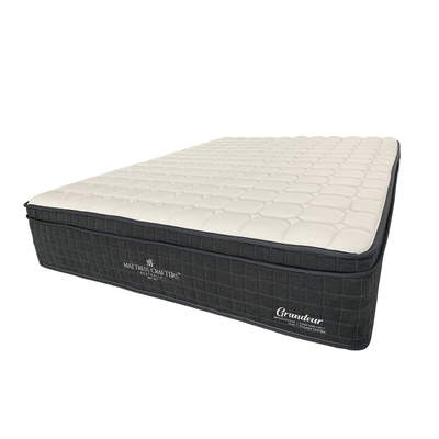 Grandeur Queen Mattress Latex Foam 7 Zone Pocket Spring Payday Deals