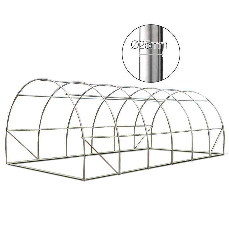 Green Fingers All Weather Tunnel Greenhouse 6m Payday Deals