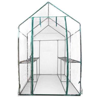 Green Fingers Walk In Transparent Green House 1.9 x 1.2m