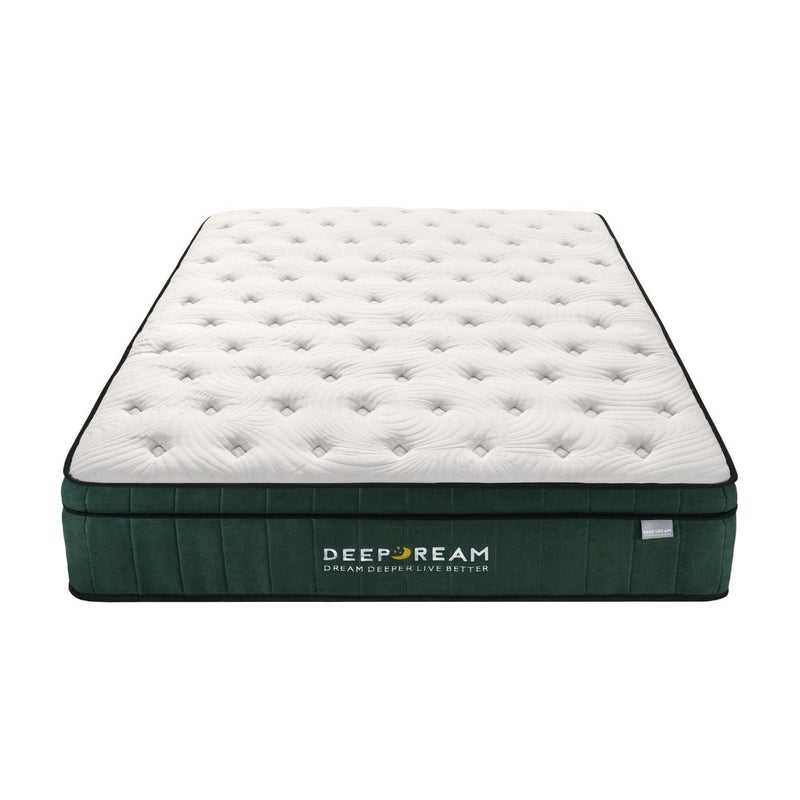 Green Tea Cool Gel Memory Foam Mattress 36cm 5 Zone Queen Payday Deals