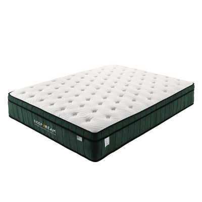 Green Tea Cool Gel Memory Foam Mattress 36cm 5 Zone Queen Payday Deals