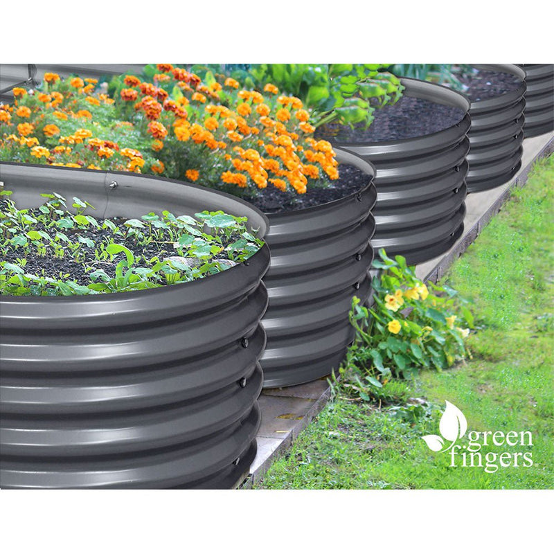 Greenfingers 320X80X42CM Galvanised Raised Garden Bed Steel Instant Planter Payday Deals
