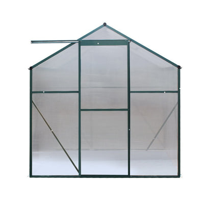 Greenfingers Aluminum Greenhouse Green House Garden Shed Polycarbonate 2.52x1.9M Payday Deals