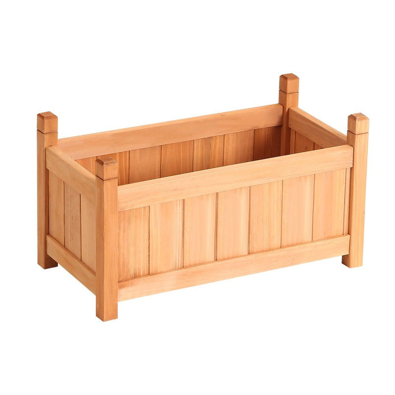 Greenfingers Garden Bed Raised Wooden Planter Box Vegetables 60x30x33cm Payday Deals