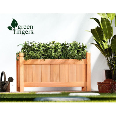 Greenfingers Garden Bed Raised Wooden Planter Box Vegetables 60x30x33cm Payday Deals