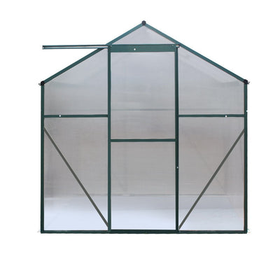 Greenfingers Greenhouse Aluminum Green House Garden Shed Polycarbonate 1.9x1.9M Payday Deals