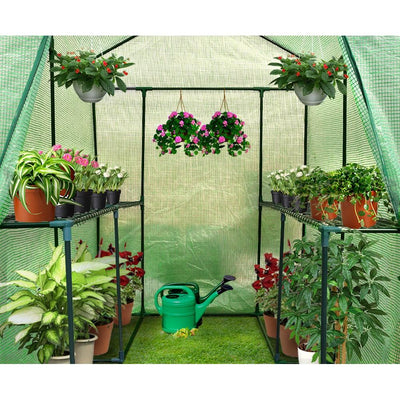 Greenfingers Greenhouse Garden Shed Green House 1.9X1.2M Storage Plant Lawn Payday Deals