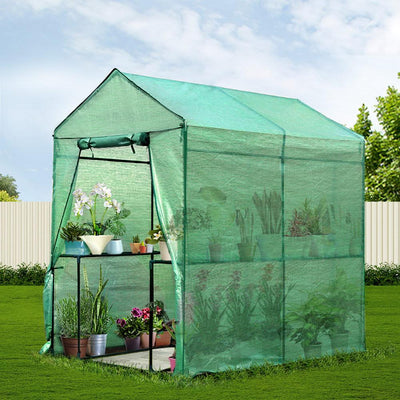 Greenfingers Greenhouse Garden Shed Green House 1.9X1.2M Storage Plant Lawn Payday Deals