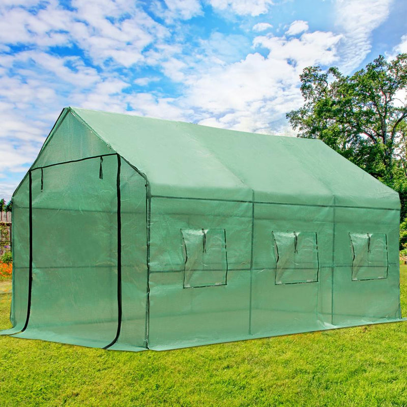 Greenfingers Greenhouse Garden Shed Green House 3.5X2X2M Greenhouses Storage Lawn Payday Deals