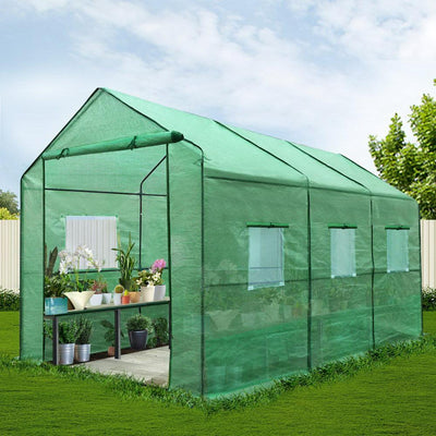 Greenfingers Greenhouse Garden Shed Green House 3.5X2X2M Greenhouses Storage Lawn Payday Deals