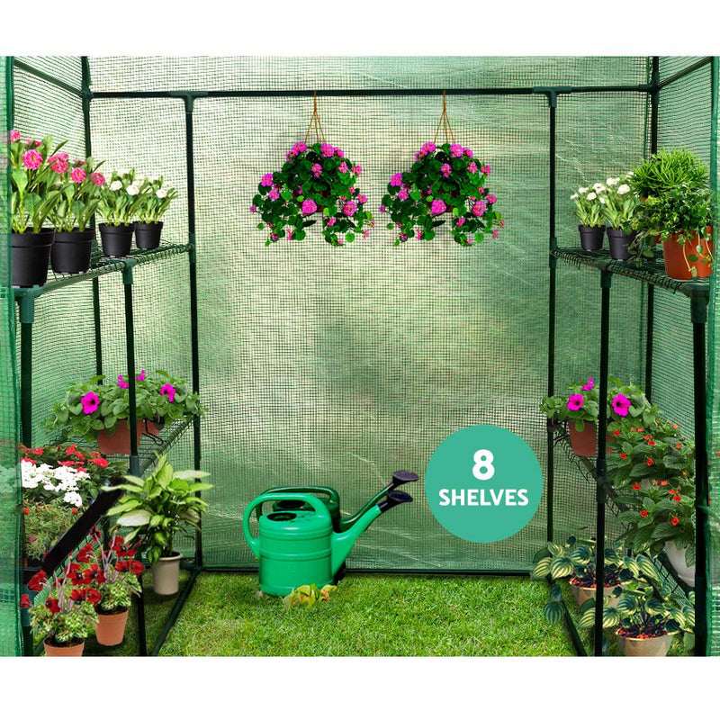 Greenfingers Greenhouse Green House Tunnel 2MX1.55M Garden Shed Storage Plant Payday Deals