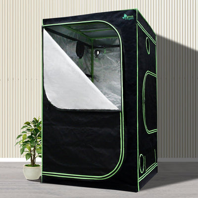 Greenfingers Grow Tent 1000W LED Grow Light 90X90X180cm Mylar 6" Ventilation Payday Deals