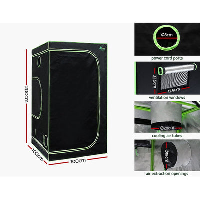 Greenfingers Grow Tent 2200W LED Grow Light Hydroponics Kits Hydroponic System Payday Deals