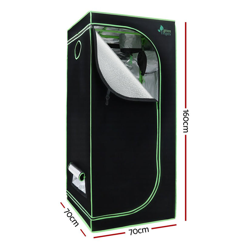 Greenfingers Grow Tent Kits 1680D Oxford 0.7MX0.7MX1.6M Hydroponics Grow System Payday Deals