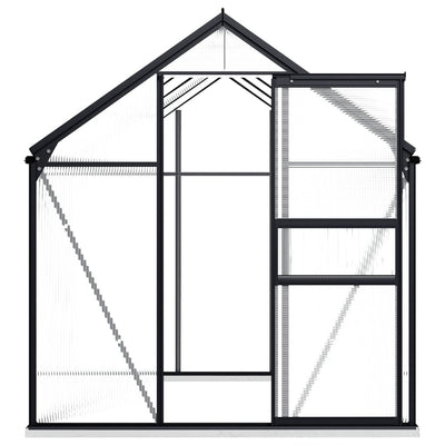 Greenhouse with Base Frame Anthracite Aluminium 4.75 m² Payday Deals