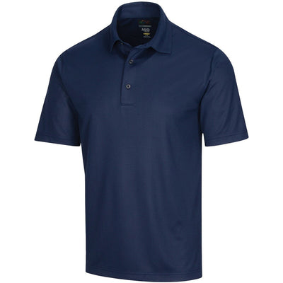 Greg Norman Mens Protek Polo Shirt Top Golf ML75 Microlux - Navy Payday Deals