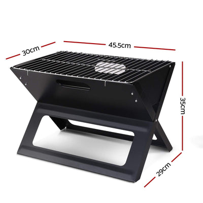 Grillz Notebook Portable Charcoal BBQ Grill Payday Deals