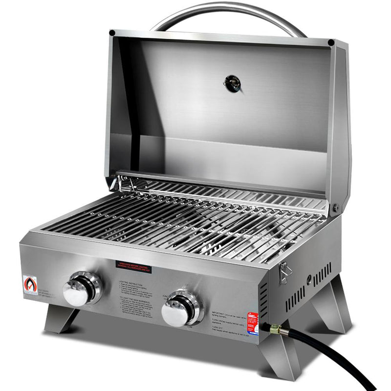 Grillz Portable 2 Burner Gas BBQ Payday Deals