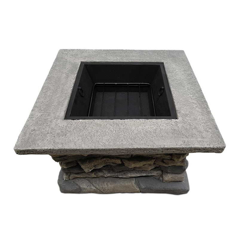 Grillz Stone Base Outdoor Patio Heater Fire Pit Table Payday Deals