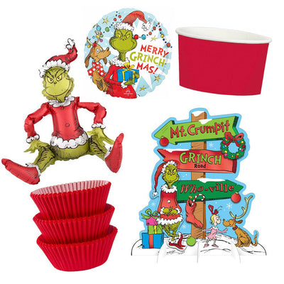 Grinch Christmas 8 Guest Complete Party Pack Payday Deals