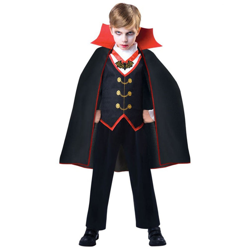 Halloween Dracula Boy Costume 6-8 Years Payday Deals