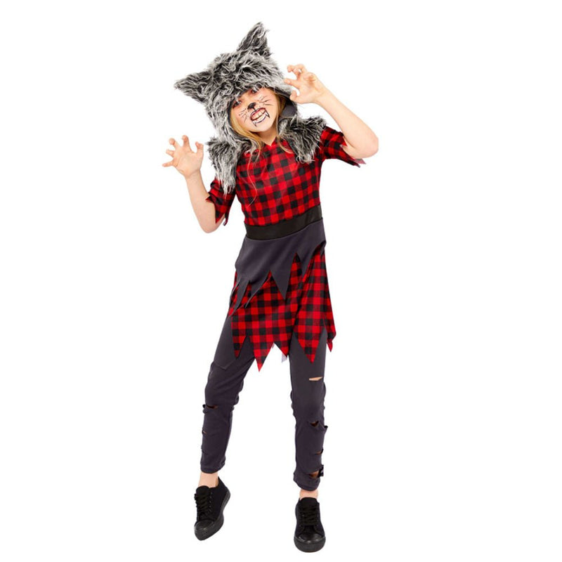 Halloween Miss Hungry Howler Costume Girls 10-12 Years Payday Deals