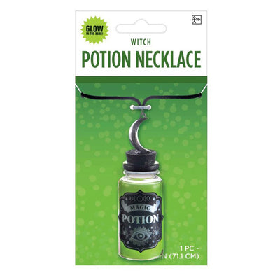 Halloween Witch Magic Potion Necklace Adult Costume Accessory