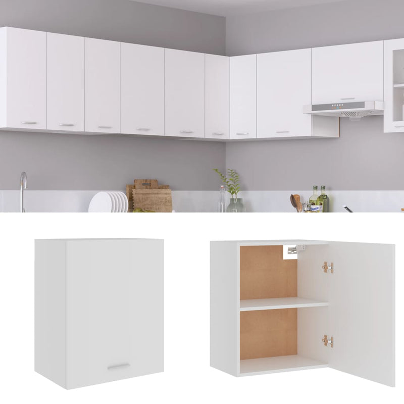 Hanging Cabinet White 50x31x60 cm Engineered Wood Payday Deals