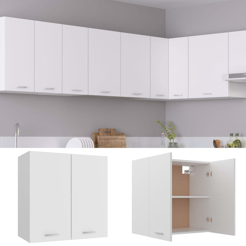 Hanging Cabinet White 60x31x60 cm Engineered Wood Payday Deals