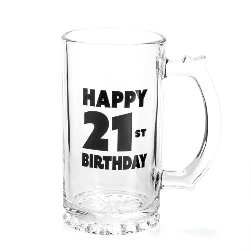 Happy 21st Birthday Beer Stein Payday Deals