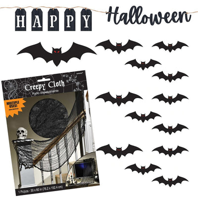 Happy Halloween Decorating Party Pack