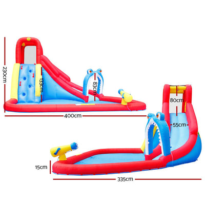 Happy Hop Water Park Inflatable Water Slide Jumping Castle Splash Toy Outdoor Payday Deals