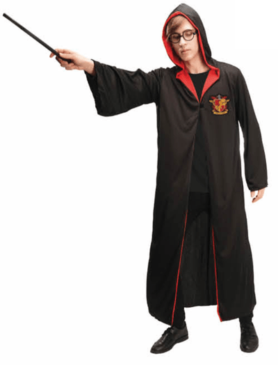 Harry Potter Adult Robe Cloak Gryffindor Slytherin Costume Cape Halloween Payday Deals