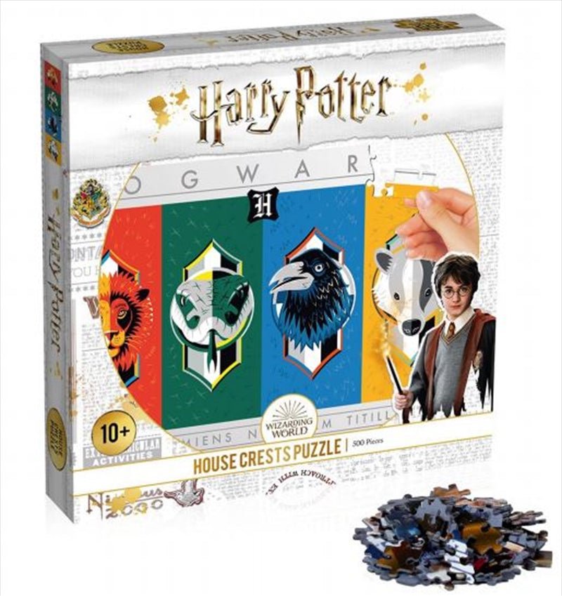 Harry Potter - House Crests 500 Piece Puzzle Payday Deals