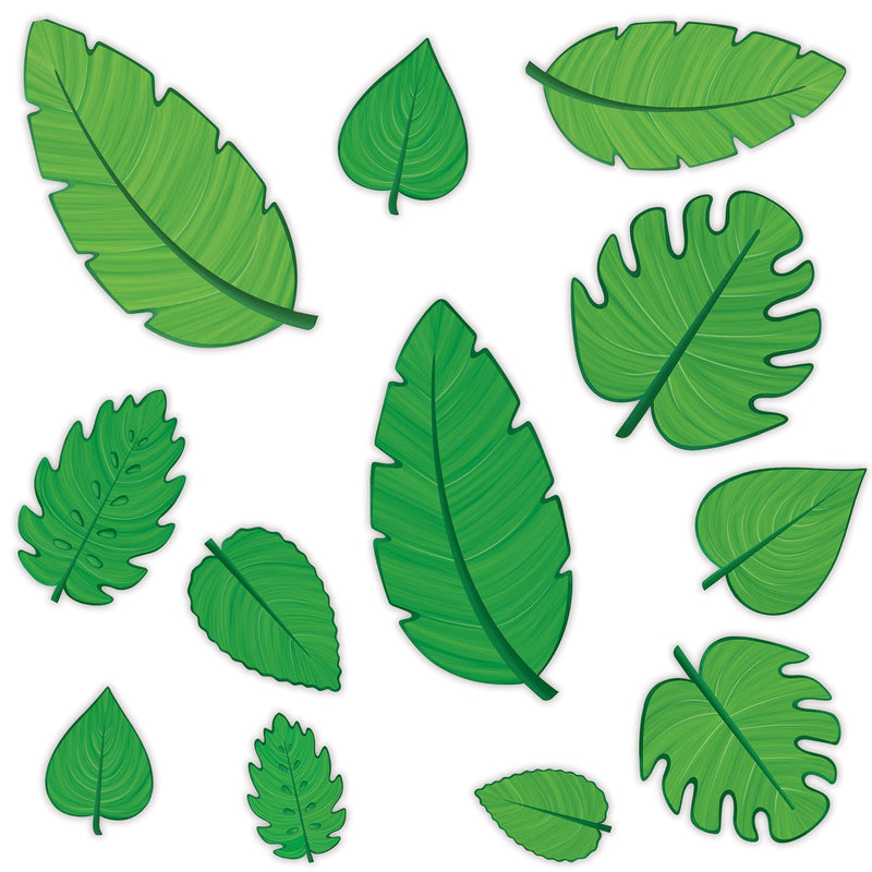 Hawaiian Luau Party Supplies Tropical Leaf / Leaves Cutouts x 12 Pack Payday Deals