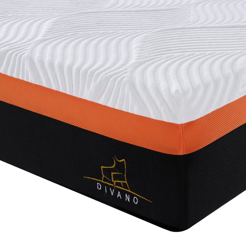 Heavenly King Size Memory Foam Medium-Firm Feel 31cm Mattress Payday Deals